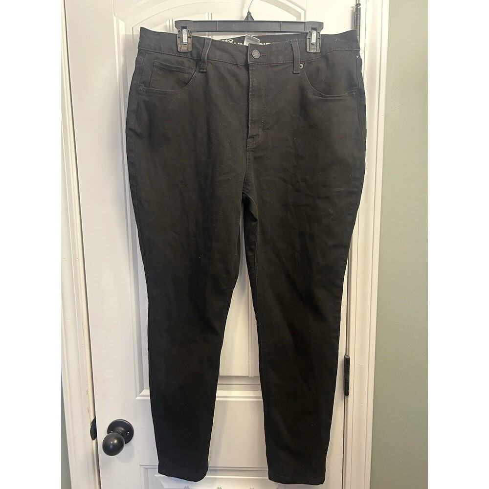 No Boundaries Juniors Jeans Size 16 Black High Rise Skinny Regular Stretch Comfy - Picture 4 of 15